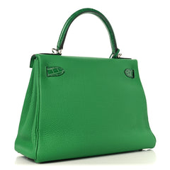 Togo Shiny Niloticus Crocodile Kelly Retourne Touch 28 Bambou