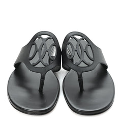 Calfskin Womens Mage Sandals 39 Black