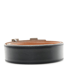 Box Courchevel 32mm H Belt 80 32 Black Gold