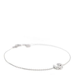 18K White Gold Coco Crush Station Bracelet