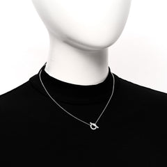 18K White Gold Diamond Finesse Pendant Necklace