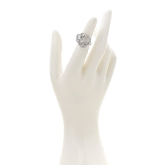 18K White Gold Diamond Fil de Camelia Ring 47 4