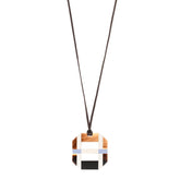 Horn Lacquer Opus Octagonal Necklace