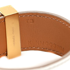 Matte Niloticus Crocodile Himalaya Collier De Chien CDC 24 Bracelet T3 Blanc