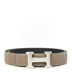 Swift Epsom 24mm Mini Constance H Belt 75 30 Black Etoupe