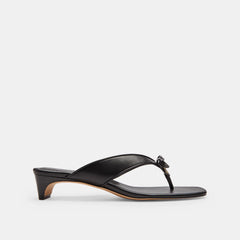 Coach Outlet Bow Thong Kitten Heel