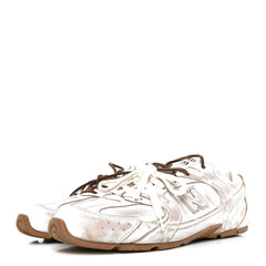 X NEW BALANCE Bleached Calfskin 530 SL Sneakers 42 White