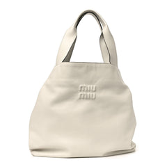 Soft Calf Hobo Bag White