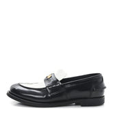 Spazzolato Penny Loafer 39 Black White