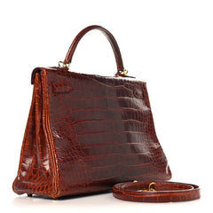 Shiny Alligator Kelly Retourne 32 Miel