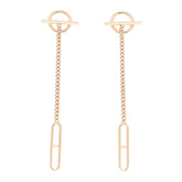 18K Rose Gold Echappee Earrings