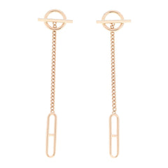18K Rose Gold Echappee Earrings