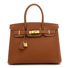 Togo Birkin 30 Gold