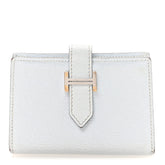 Chevre Mysore Mini Bearn Wallet Bleu Brume