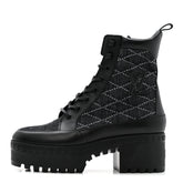 Denim Malletage Laureate Platform Desert Boots 39 Dark Blue