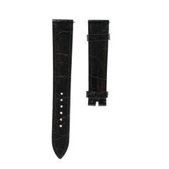 Shiny Alligator Heure H Hour Watch 30mm Strap Black