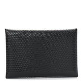 Lizard Calvi Card Case Black