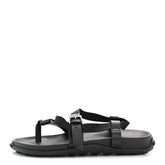Calfskin Womens Inboard Sandals 38 Black