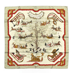 Silk Traineaux Et Glissades Scarf 90