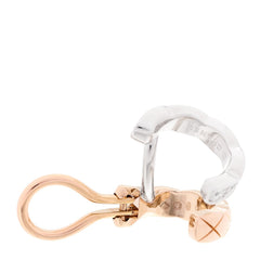 18K Beige White Gold Diamond Coco Crush Single Clip Earring