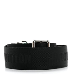 Nylon Alpha Messenger Strap Black Cactus Green