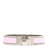 Enamel Narrow Clic Clac H Bracelet PM Rose Candeur
