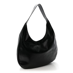 Soft Calf Softy Hobo Bag Black