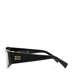 Acetate Cat Eye Sunglasses SMU 06Y Black Ardesia