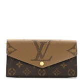 Reverse Monogram Giant Sarah Wallet