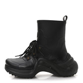 Mat Rubber Monogram LV Archlight Sneaker Boots 38 Black