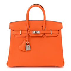 Togo Birkin 25 Orange Minium