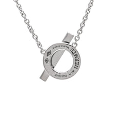 18K White Gold Diamond Finesse Pendant Necklace