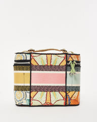 Dior Pink Multi Embroidered Canvas Dior In Lights Diortravel Vanity Case
