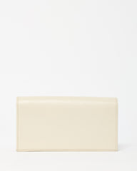 Gucci White Boarded Plutone Calfskin Leather Horsebit 1955 WOC Crossbody Bag