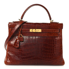 Shiny Alligator Kelly Retourne 32 Miel