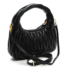 Nappa Matelasse Small Wander Hobo Black