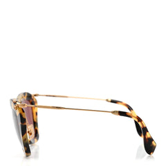 Acetate Metal Cat Eye Sunglasses SMU10N Tortoise