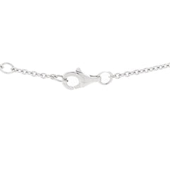 18K White Gold Diamond Camelia Precieux Necklace