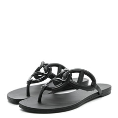 Rubber Womens Egerie Sandals 36 Black