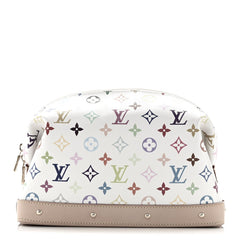 LV x TM Monogram Multicolor Cosmetic Pouch GM White