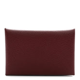 Epsom Calvi Card Case Rouge H