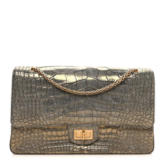 Metallic Alligator 2.55 Reissue 226 Flap Gold