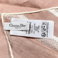 Silk Oblique Scarf Rose