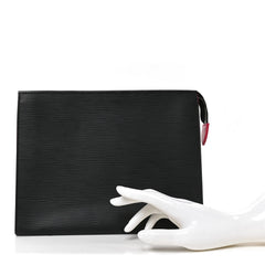 Epi Toiletry Pouch 26 Black Pink