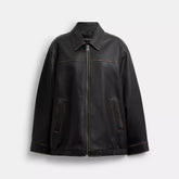 Coach Outlet Loved Oversized Leather Jacket