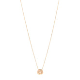 18K Rose Gold Diamond Extrait de Camélia Pendant Necklace