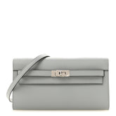 Epsom Kelly Wallet To Go Gris Pantin