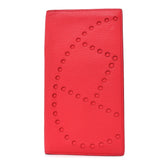 Chevre Mysore Evelyne Long Wallet Bougainvillea