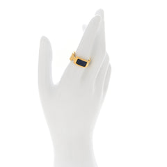 Madame Calfskin Olympe Ring M 55 7.25 Deep Bleu