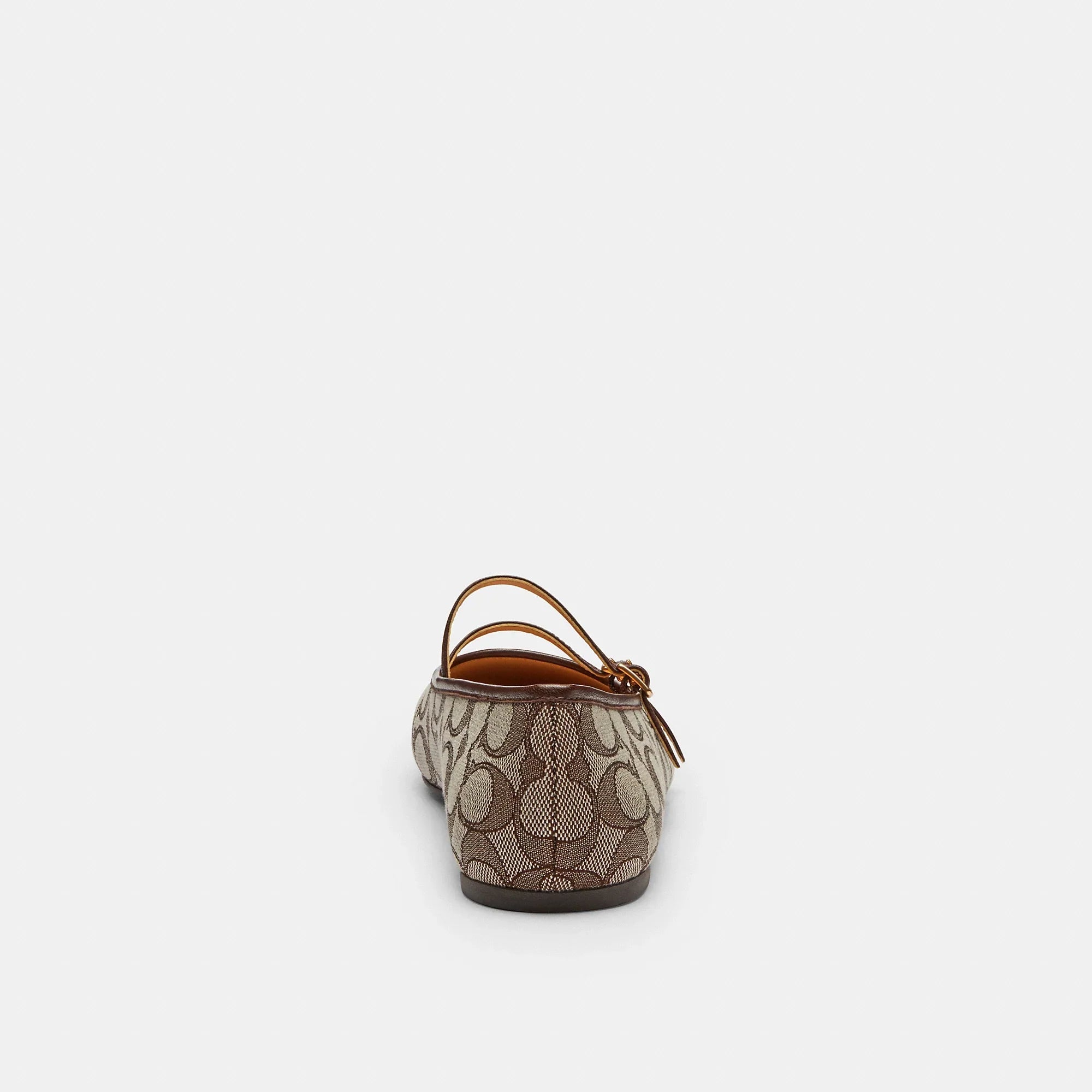 Coach Outlet Double Buckle Mary Jane In Signature Jacquard